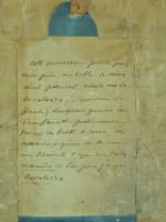 Ancien tableau portrait homme perruque Toulon Jean-Evariste Bertolusso XVIIIe - Miniature 7