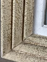 Tableau ancien art déco bouquet de fleurs pavots signé Lacombe cadre gradin - Miniature 7