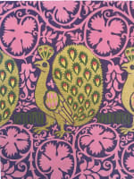 Ancienne gravure lithographie couleurs étoffe chasuble Dominique Toulouse XIXe - Miniature 3