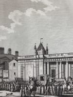 Ancienne gravure portrait Royal Louis XVI translation Temple révolution - Miniature 5