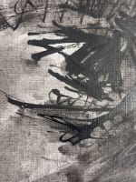 Tableau ancien Antonio Guansé grand portrait visage Art Moderne 1961 Paris - Miniature 9