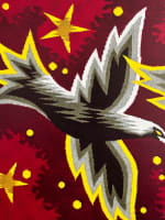 Jean Picart Le Doux grande affiche couleur tapisserie expo Colombes vintage XXe - Miniature 1