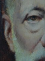 Ancien tableau portrait d'homme Belle Époque Paris Edouard Rosset Granger XIXe - Miniature 10