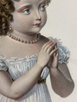 Ancienne gravure portrait de mademoiselle d'Artois Besselman chez Bulla - Miniature 3