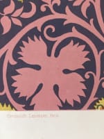 Ancienne gravure en couleur tissu gothique - Miniature 5