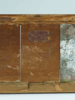 Ancien tableau portrait femme nue nymphe trois grâces au bain Louis Delfau - Miniature 7