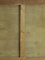 Tableau ancien grand bouquet de fleurs art déco nature morte vase Hélène Rivière - Miniature 13