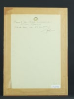 Ancienne gravure portrait marchand de cornes fidélité mariage allégorie Le Nain - Miniature 7