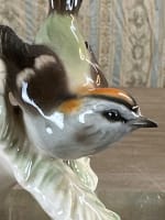 Ancienne porcelaine allemande oiseaux bird collection roitelet Goebel 3 Germany - Miniature 3