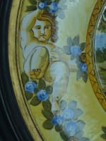 Paire de grand plat faïence Avelli de Rovigo Urbino Italie Renaissance Majolique - Miniature 5