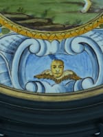 Paire de grand plat faïence Avelli de Rovigo Urbino Italie Renaissance Majolique - Miniature 7