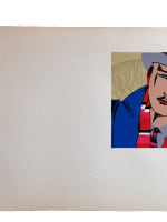 Ancienne lithographie portrait homme détective couleur Gilles de Sainte Croix - Miniature 4