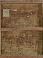 Ancien tableau animalier cheval maréchal-ferrant paysage signé XIXe sv Gericault - Miniature 11