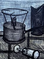 Bernard Buffet belle lithographie moderne lampe à pétrole - Miniature 2