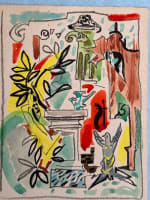 Peinture Jean Terles nature morte étude surréaliste 1930 - Miniature 2