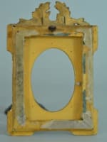 Cadre ancien bois doré ovale miniature rinceau Louis XVI Miniature frame cornice - Miniature 3