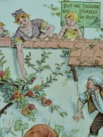 Rare dessous de plat art nouveau fer forgé enfant Richard Sarreguemines UC - Miniature 5