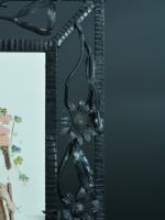 Rare dessous de plat art nouveau fer forgé enfant Richard Sarreguemines UC - Miniature 7