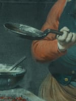 Ancienne lithographie Virginie Dreyss cuisine boudin cuisinier Verheyden XIXe - Miniature 15