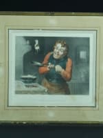 Ancienne lithographie Virginie Dreyss cuisine boudin cuisinier Verheyden XIXe - Miniature 17