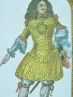 Cadre ancien litho portrait Molière comédien théâtre M. Baron / Rachel x2 - Miniature 5