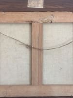 Tableau bouquet de fleurs tapis huile toile Hélène Rivière Toulouse Henri Martin - Miniature 12