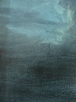 Beau tableau ancien paysage nocturne sous la neige animé sv Claude Malbranche - Miniature 9