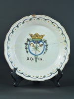 Ancienne assiette révolutionnaire patriote A ça ira faïence Nevers n°1 Heitschel - Miniature 2