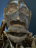 Ancien fétiche masque statue vaudou Afrique Bénin animiste d'une collection rare - Miniature 7