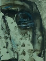 Ancien portrait Art déco visage signé Henry de Waroquier aquarelle dessin 1929 - Miniature 8