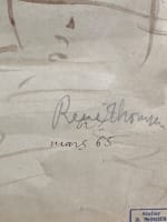 Beau dessin ancien chanteur costume cabaret lyrique René Thomsen art nouveau - Miniature 2