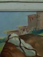 Tableau ancien orientaliste Maroc portrait homme Kasbah Diera HST Etienne Dinet - Miniature 8