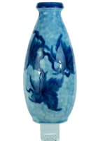 Ancien grand vase Camille Tharaud porcelaine de Limoges art déco 33 cm fleurs - Miniature 3