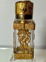 Ancien flacon à parfum cristal laiton antique piston Baccarat T.M collection - Miniature 11