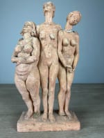 Germain Gosselin portrait nu les trois Ages de la femme sculpture terre cuite - Miniature 5