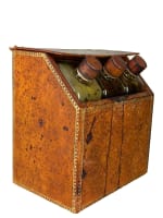 Cave à liqueur faux livre secret 75cl whisky gin cognac verre boite Tantalus - Miniature 8