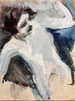 Beau dessin ancien gouache Jean Terles portrait de jeune femme nu féminin 1920 - Miniature 5