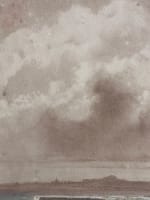 Beau dessin école orientaliste bédouin ruine bord de mer Maroc 1860 Jacob Jacobs - Miniature 7