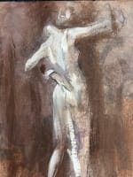 Beau dessin Jean Terles couple de danseurs technique mixte sur papier 1920 - Miniature 2