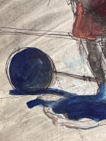 Beau dessin Jean Terles étude cirque altères haltérophile force Paris 1920 - Miniature 4