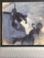 Beau dessin ancien Jean Terles pianiste violoncelle concert cabaret Paris 1920 - Miniature 5