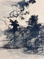 Dessin ancien Jean Terles portrait homme prisonnier cour de prison Paris 1920 x2 - Miniature 5