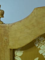 Paire de fauteuils parisiens ancien d'époque Louis XVI à plumets soie Furniture - Miniature 11