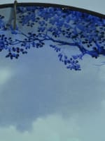 Spectaculaire ancien plat circulaire aux archets Creil Montereau XIXe 50 cm x 2 - Miniature 6