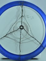 Spectaculaire ancien plat circulaire aux archets Creil Montereau XIXe 50 cm x 2 - Miniature 7