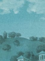 Beau dessin ancien paysage d'Italie néo classique femme à la fontaine XVIIIe - Miniature 7