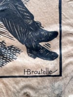 Ancienne gravure portrait Breton antiquaire vase Olympe Grèce antique Broutelle - Miniature 6