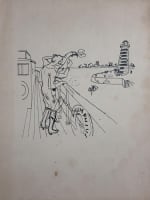 Beau dessin ancien Jean Terles Au revoir sur le pont d'un paquebot 1930 - Miniature 6