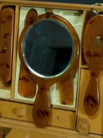 Ancien nécessaire voyage femme Morabito Paris cuir argent Puiforcat A.M 1930 - Miniature 2