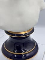 Buste ancien porcelaine Limoges Camille Tharaud portrait jeune fille Houdon 40 cm - Miniature 4